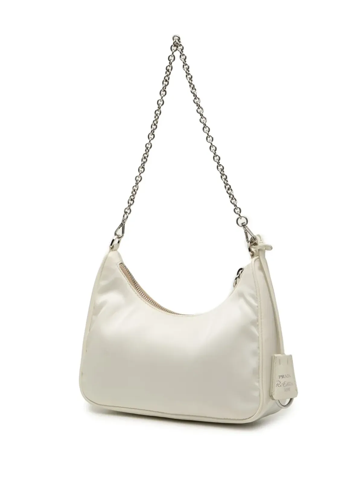 Prada Pre-Owned 2019-2025 リ・ナイロン リ・エディション 2005 サッチェル - ホワイト - 画像3