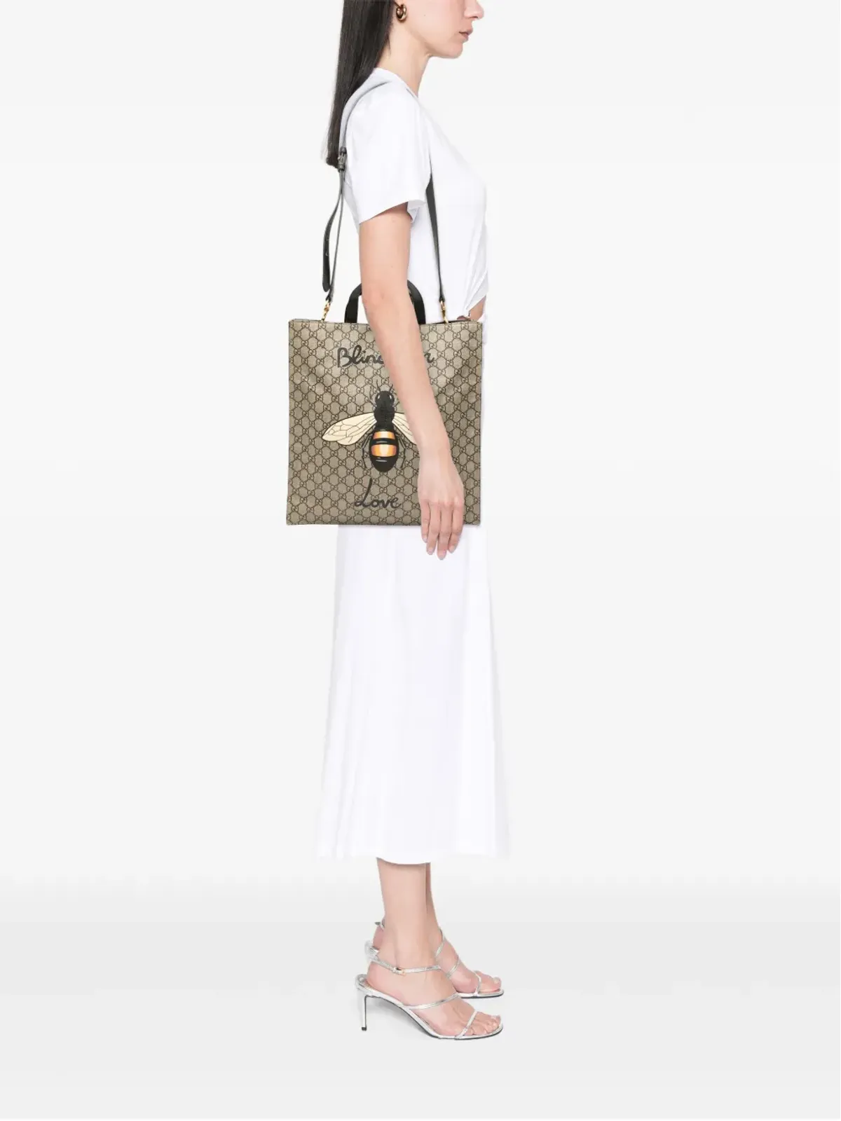 Gucci ビンテージ 2016-2025 GG Supreme Blind For Love サッチェル - ブラウン - 画像2