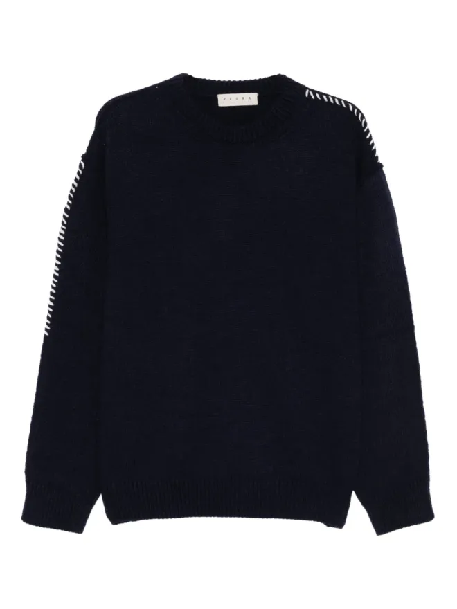 Paura Paura Hotaka クルーネックセーター - Blueの商品画像