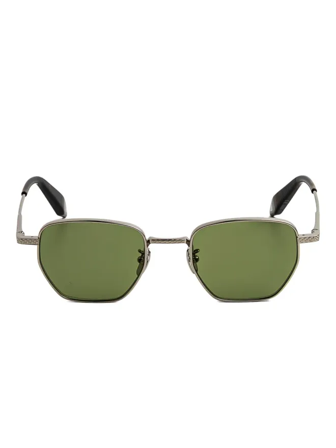Cutler and Gross Cutler & Gross Breitling Léman tortoiseshellエフェクト サングラス - シルバーの商品画像