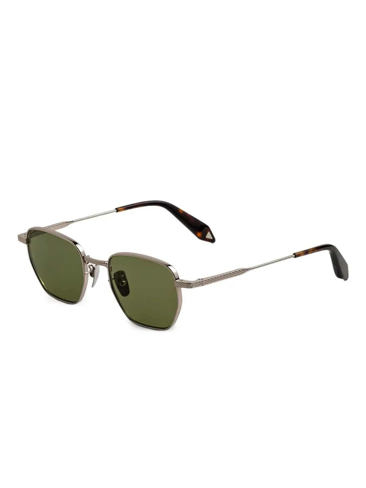 Cutler & Gross Breitling Léman tortoiseshellエフェクト サングラス - シルバー - 画像2