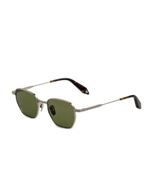 Cutler & Gross Breitling Léman tortoiseshellエフェクト サングラス - シルバー - サムネイル2
