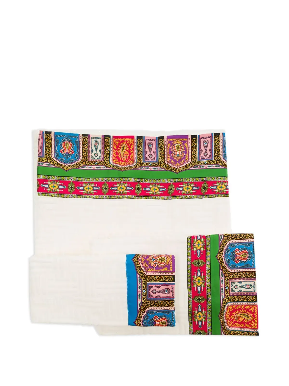 ETRO HOME ペイズリーボーダータオル（5枚セット） - 画像1