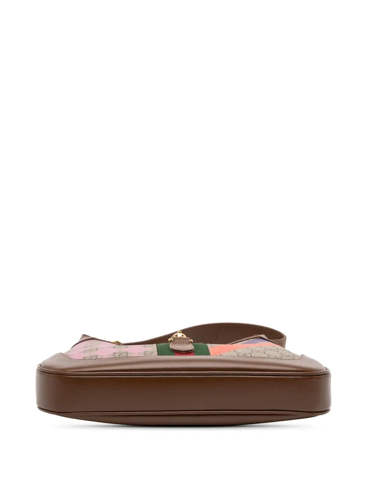 Gucci ビンテージ 2016-2025 GGスプリーム ウェブ ジオメトリック ジャッキー1961 クロスボディバッグ - ブラウン - 画像4