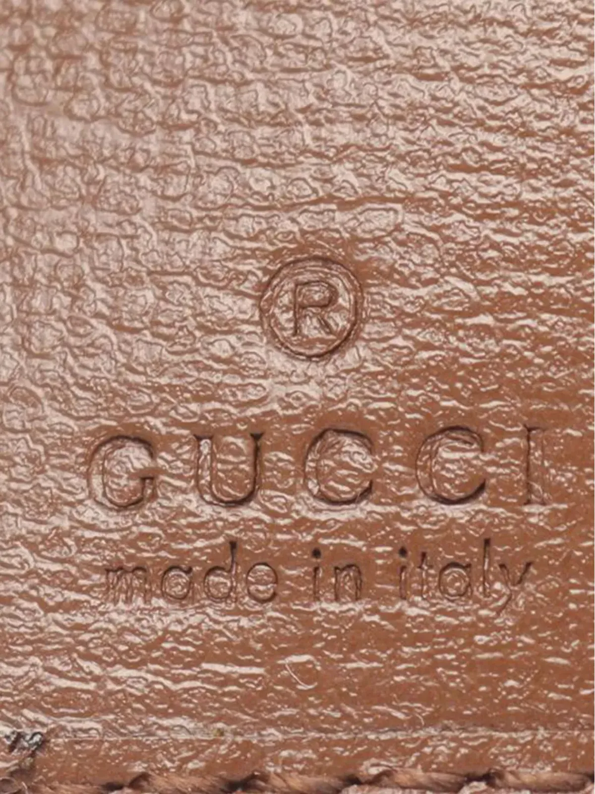 Gucci ビンテージ GG Supreme ホースビット 1955 カードケース・ウォレット 小型ウォレット ブラウン - 画像5