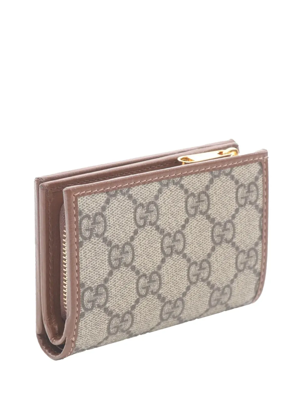 Gucci ビンテージ GG Supreme ホースビット 1955 カードケース・ウォレット 小型ウォレット ブラウン - 画像2