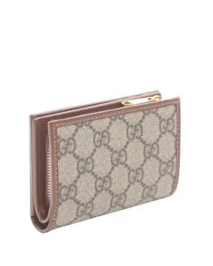 Gucci ビンテージ GG Supreme ホースビット 1955 カードケース・ウォレット 小型ウォレット ブラウン - サムネイル2