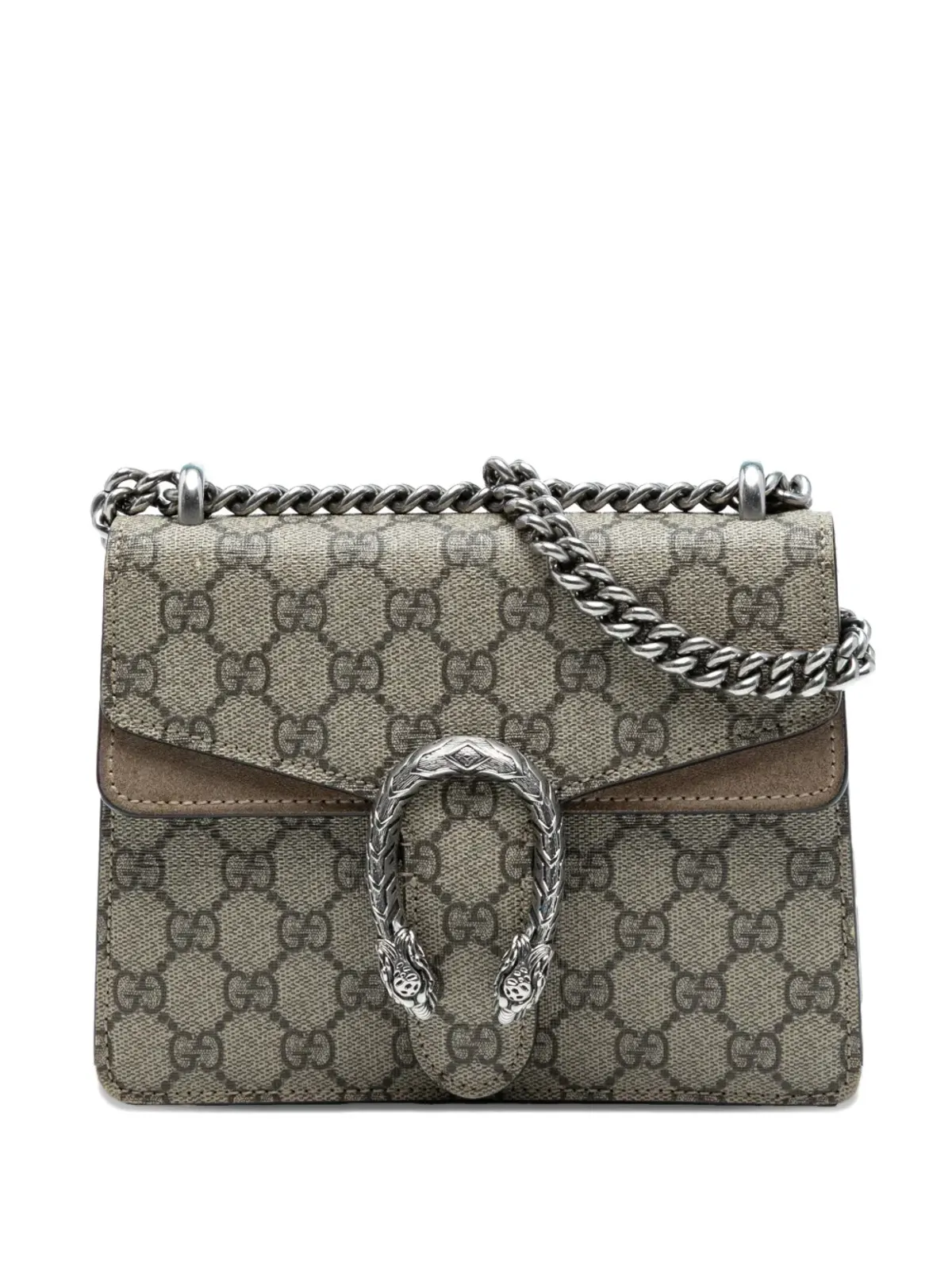 Gucci ビンテージ 2016-2025 GG Supreme ディオニュソス クロスボディバッグ - ブラウン - 画像1