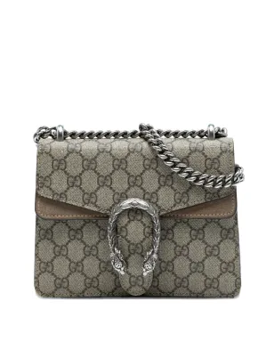 Gucci ビンテージ 2016-2025 GG Supreme ディオニュソス クロスボディバッグ - ブラウン - サムネイル1