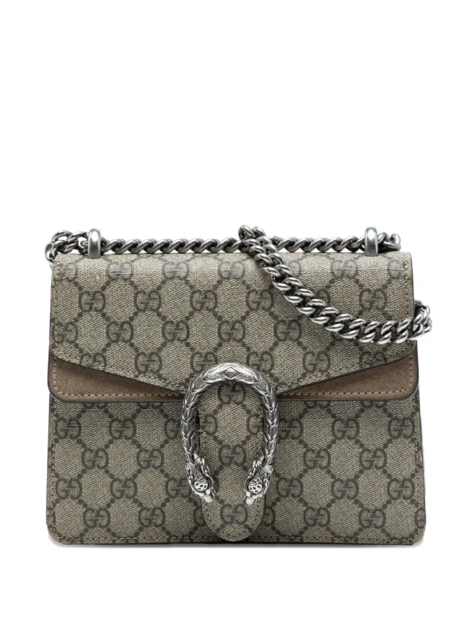 Gucci Pre-Owned Gucci ビンテージ 2016-2025 GG Supreme ディオニュソス クロスボディバッグ - ブラウンの商品画像
