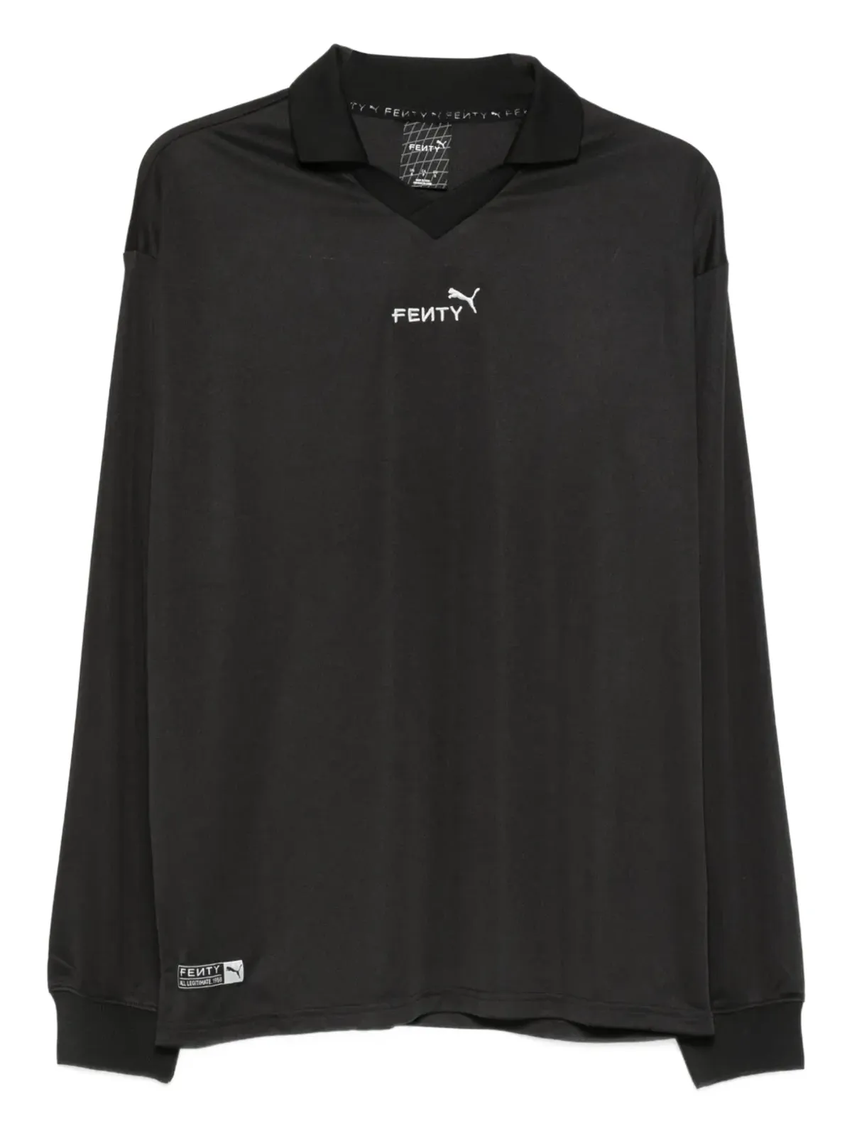 FENTY ロングスリーブポロシャツ - ブラック - 画像1