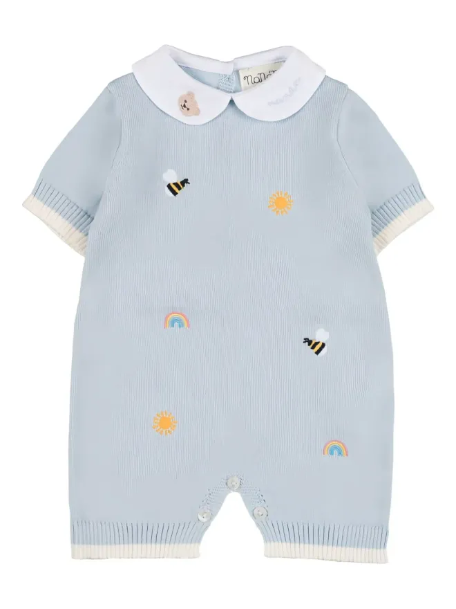 NANAN NANAN 刺繍ショーティー ブルーの商品画像
