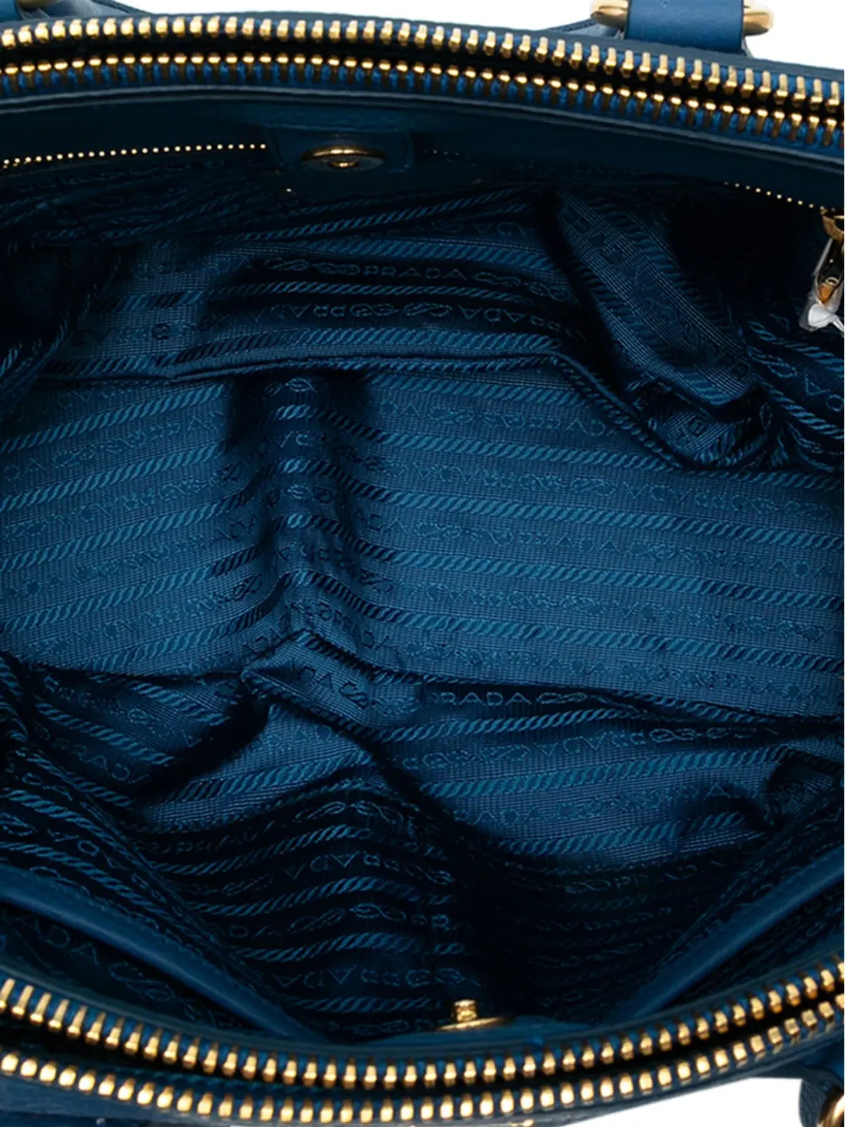 Prada ビンテージ ヴィテロ ダイノ ダブルジップ コンバーチブル トート/サッチェル - 画像5