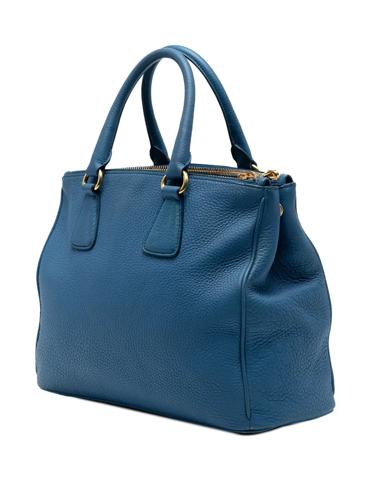 Prada ビンテージ ヴィテロ ダイノ ダブルジップ コンバーチブル トート/サッチェル - 画像3