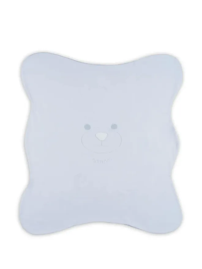 NANAN NANAN テディベア刺繍ブランケット - ブルーの商品画像