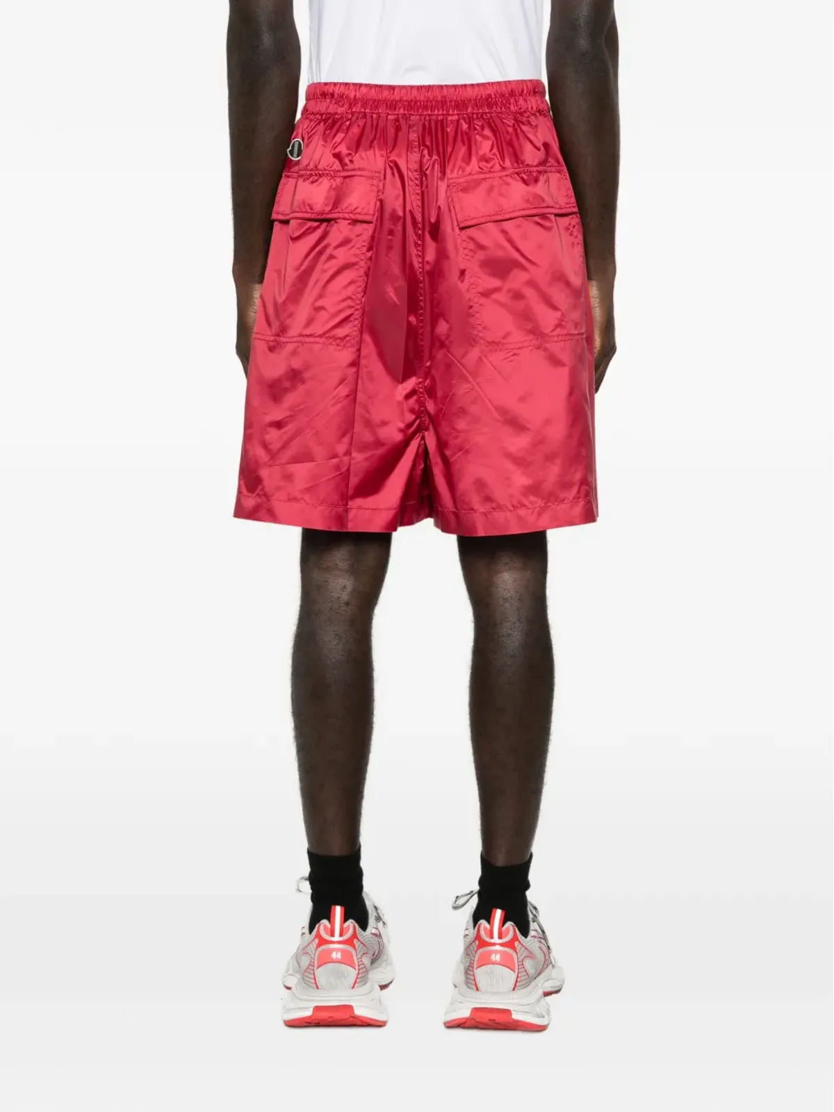 Moncler + Rick Owens ドローストリング・キルトショーツ - 画像4