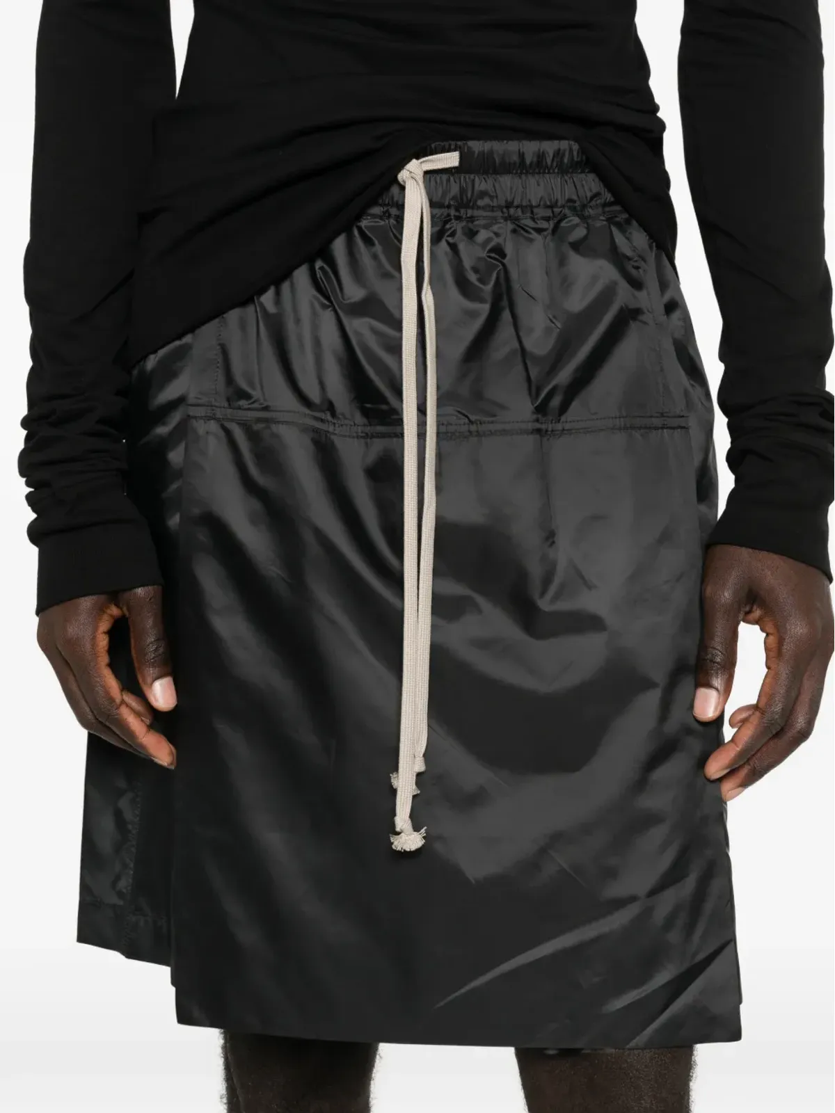 Moncler + Rick Owens ドローストリングポケットスコート - 画像5