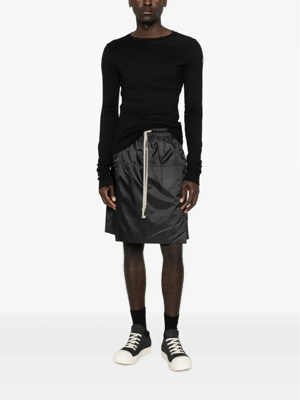 Moncler + Rick Owens ドローストリングポケットスコート - 画像2