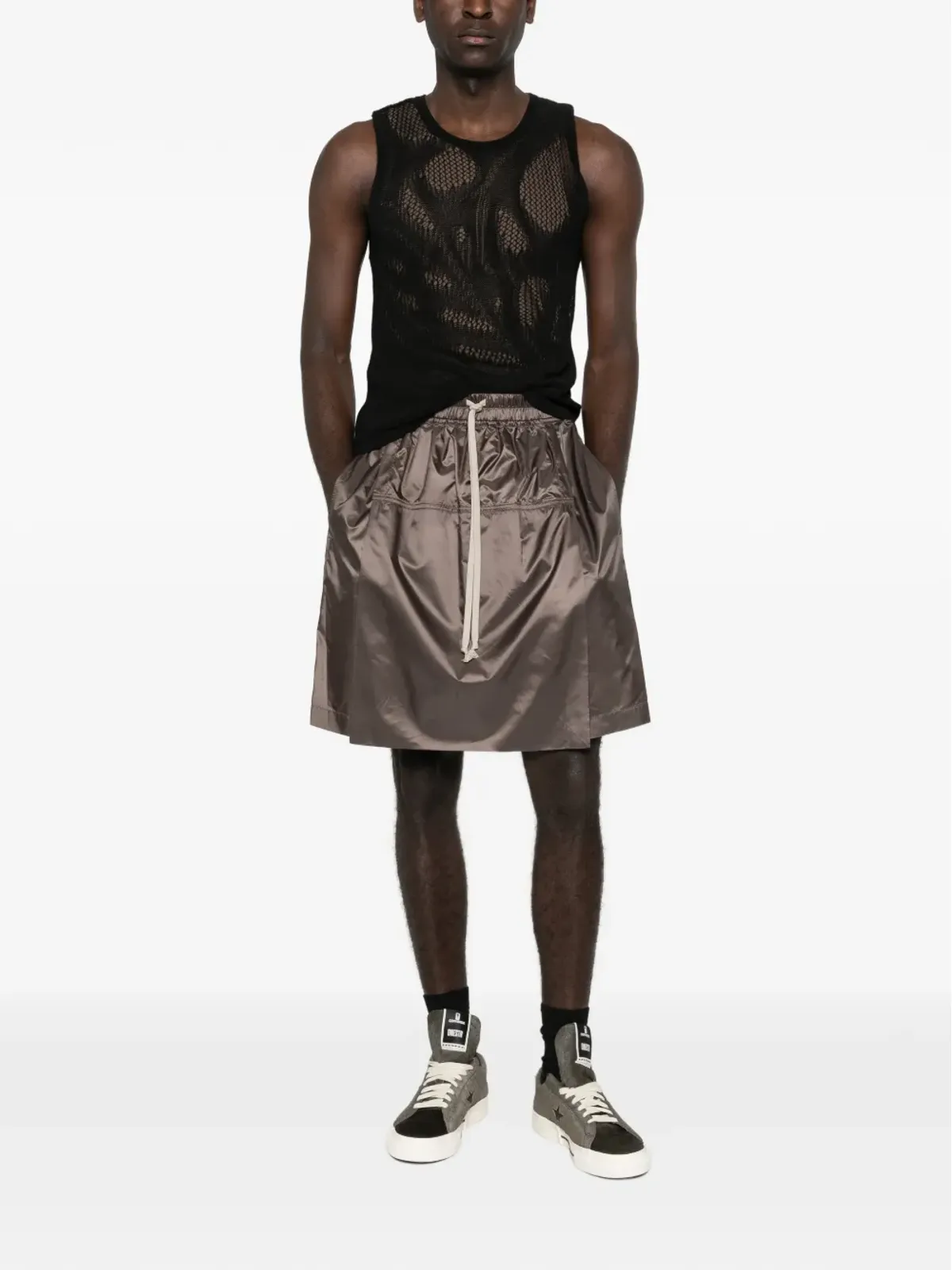 Moncler + Rick Owens ドロウストリングショーツ - 画像2