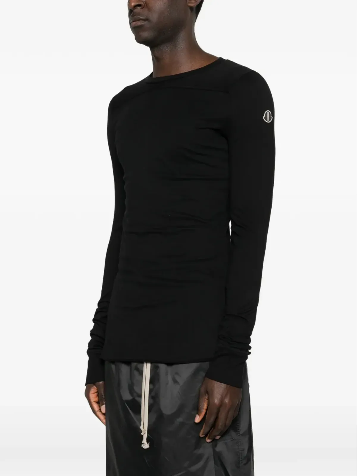 Moncler + Rick Owens 長袖ギルダーTシャツ - 画像3