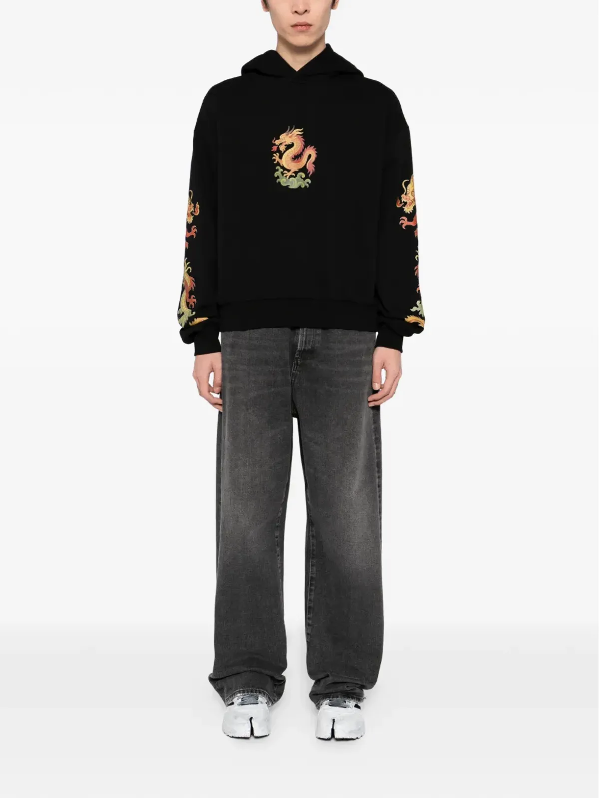 Melt graphic-printed hoodie - 画像2