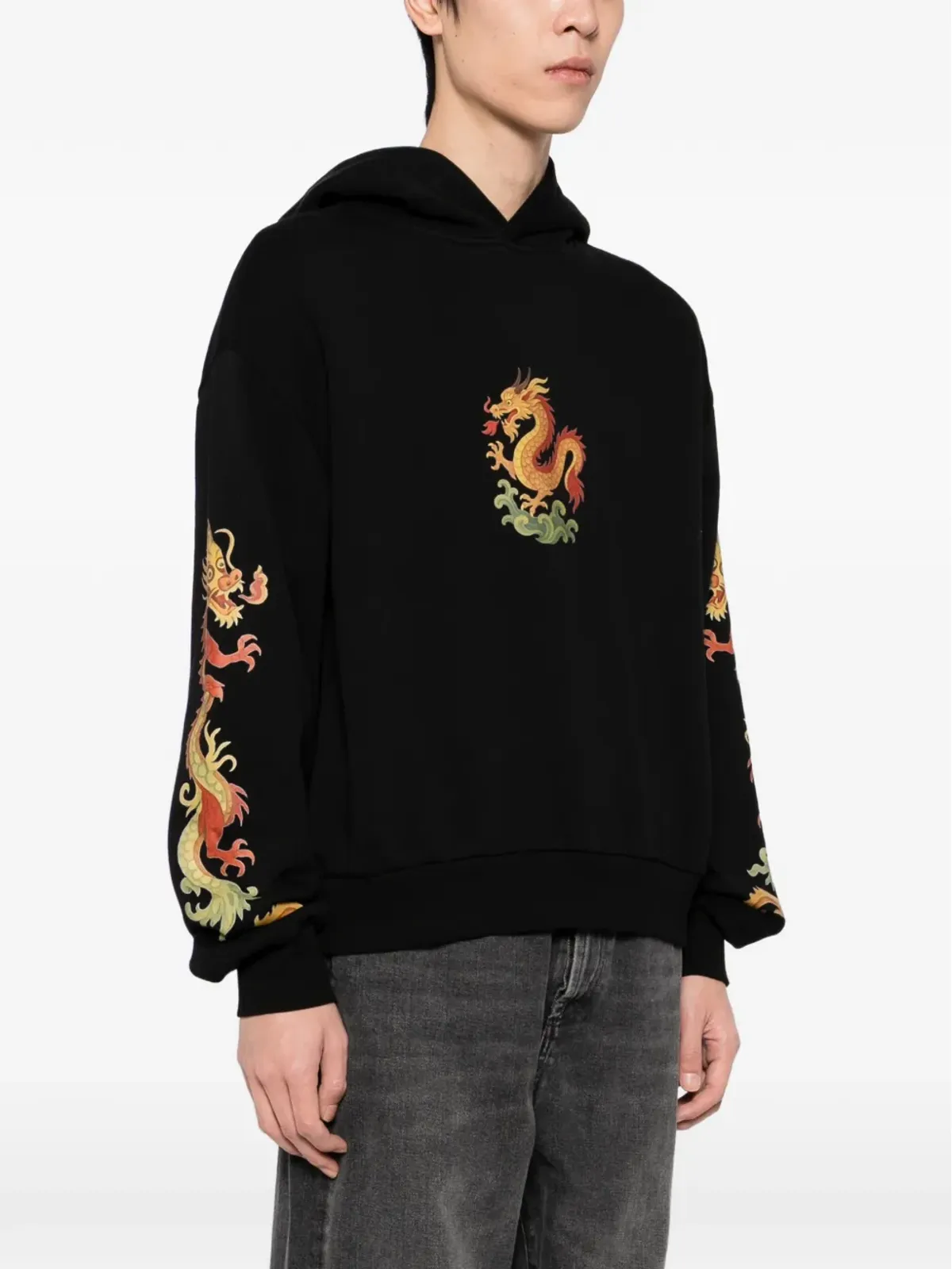 Melt graphic-printed hoodie - 画像3