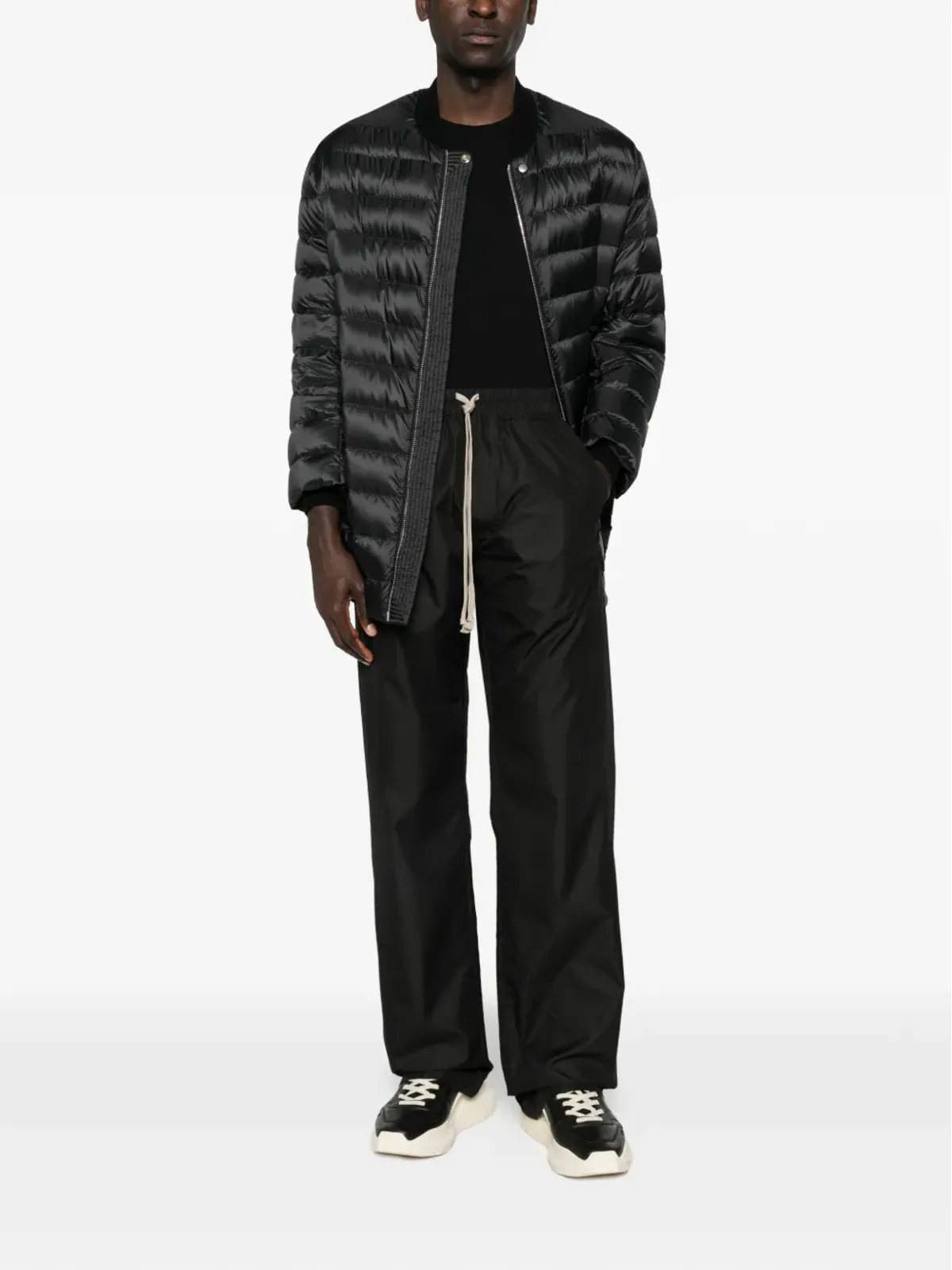 Moncler + Rick Owens ポケット付きドローストリングパンツ ブラック - 画像2