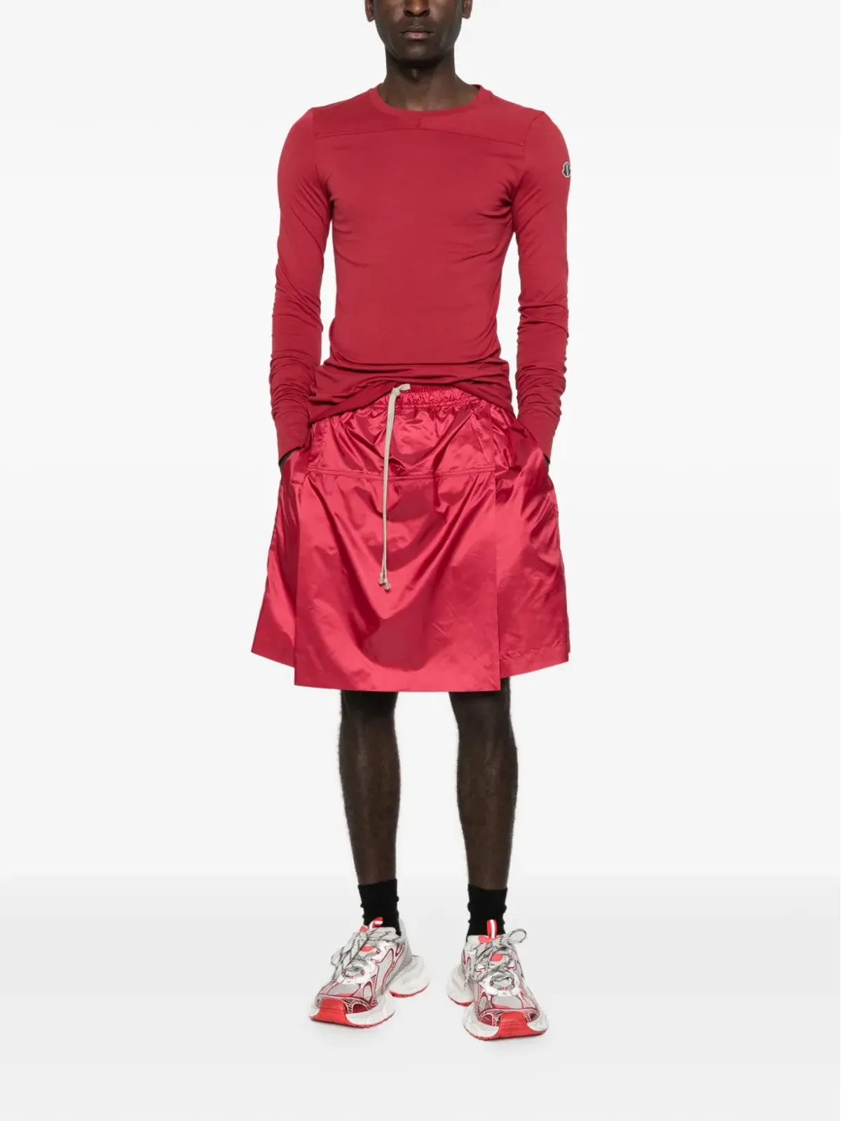 Moncler + Rick Owens ギルダー編み ロングスリーブTシャツ - 画像2
