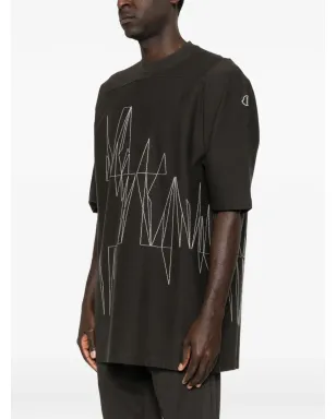 Moncler + Rick Owens ジャンボニット グラフィックTシャツ（ブラウン） - サムネイル3