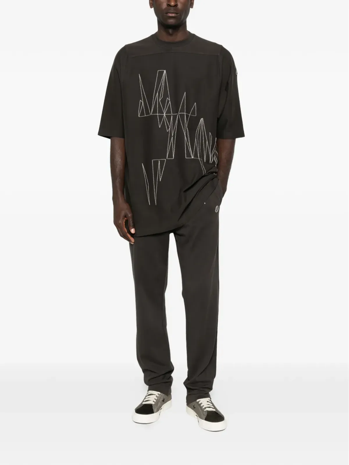 Moncler + Rick Owens 刺繍入りトラックパンツ - 画像2