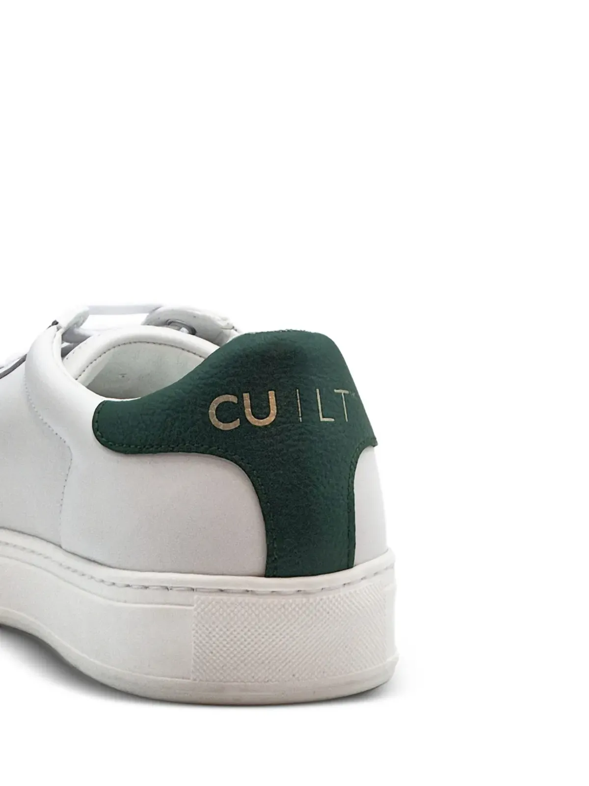 CU | LT ESSENCE ロゴディテール レースアップスニーカー - White - 画像3