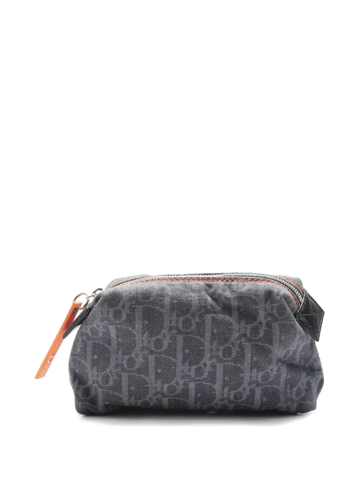 Christian Dior ビンテージ 2000-2010年代 トロッター デニム ポーチ - ブルー - 画像2