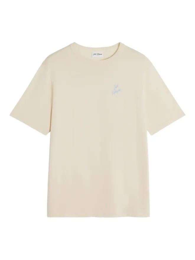 CAFÉ KITSUNÉ CAFÉ KITSUNÉ ロゴディテールTシャツの商品画像