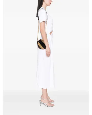 Gucci ビンテージ 2016-2025 ミニ GG Marmont マテレッセ レザー Torchon Round クロスボディバッグ - ブラック - サムネイル2