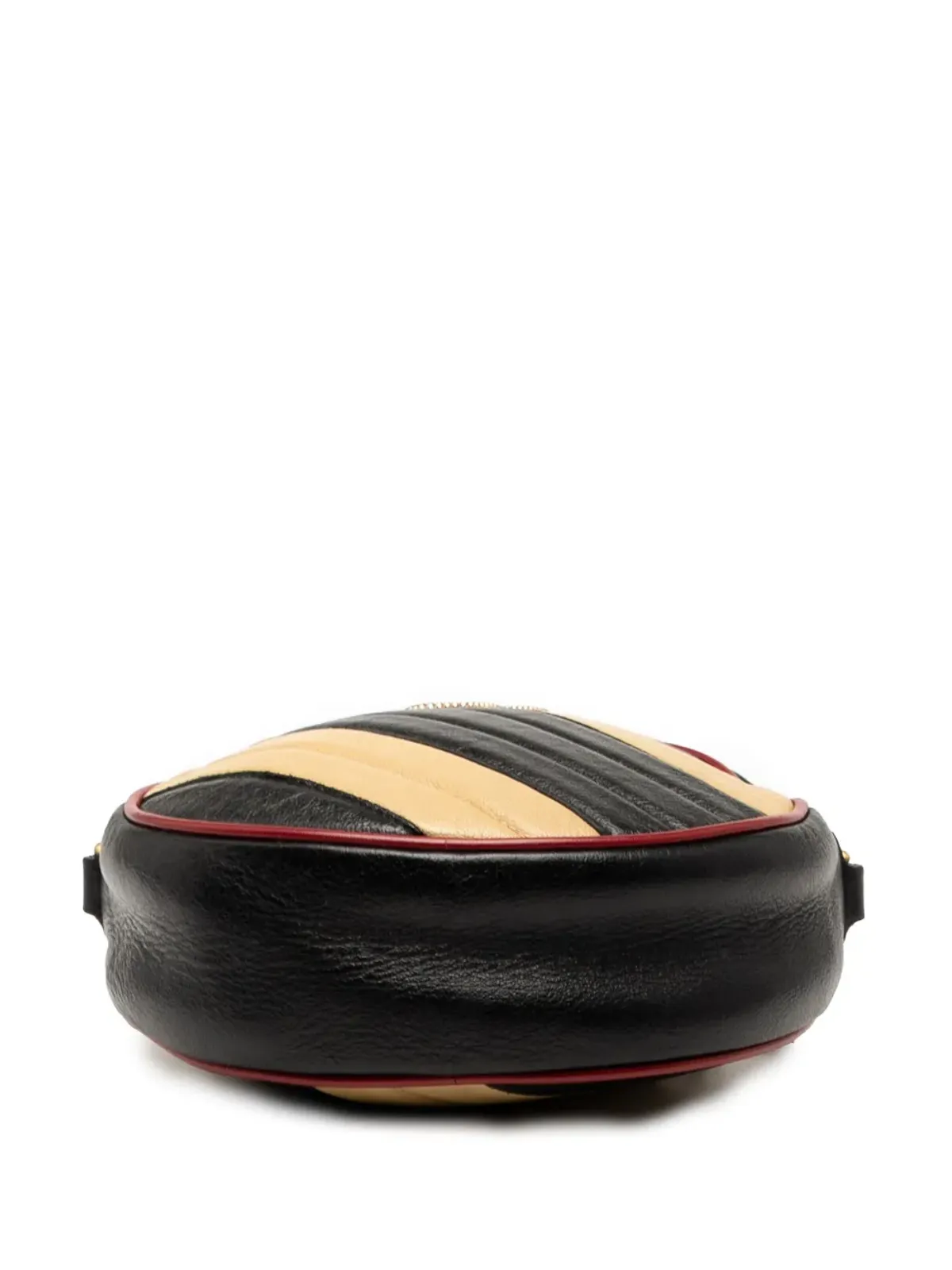 Gucci ビンテージ 2016-2025 ミニ GG Marmont マテレッセ レザー Torchon Round クロスボディバッグ - ブラック - 画像4