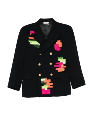 A.N.G.E.L.O. Vintage Upcycling ダブルブレスト刺繍ブレザー - サムネイル1