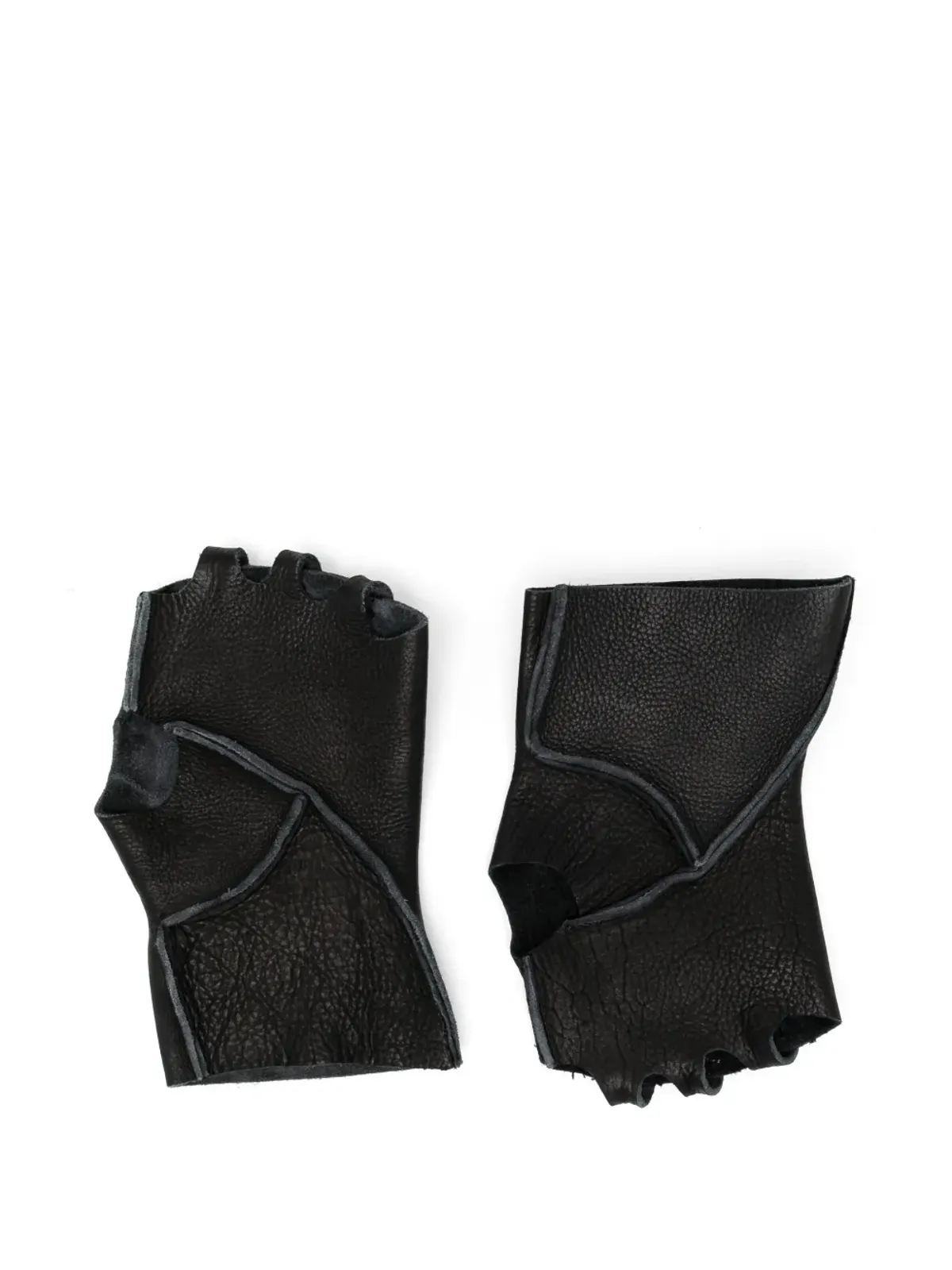 Ma+ Short Fingerless Gloves - Black - 画像2