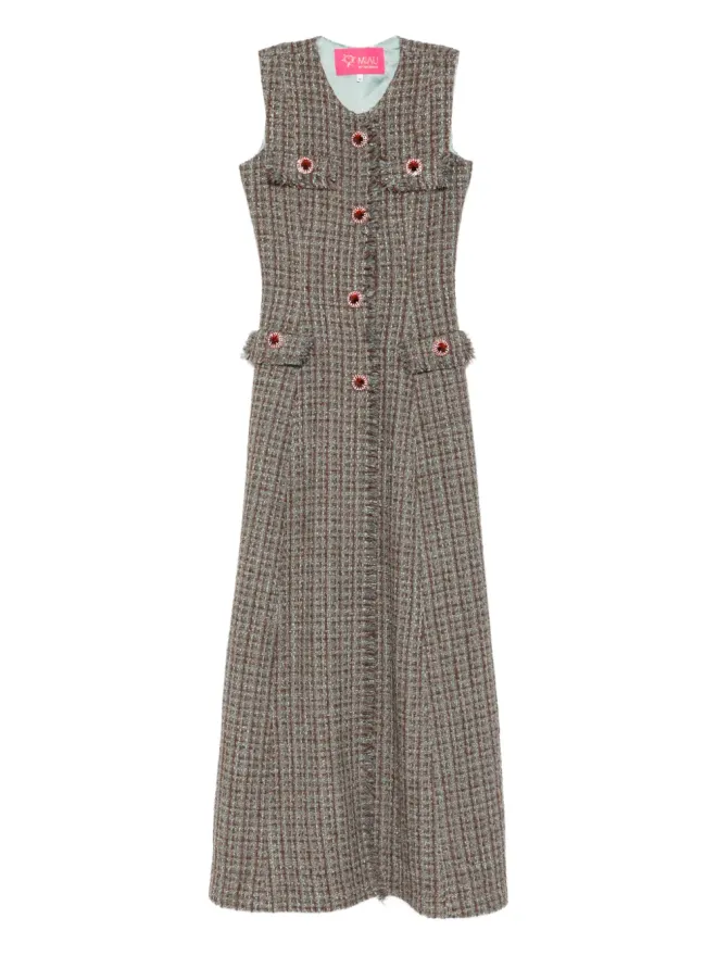 MIAU by Clara Rotescu MIAU by Clara Rotescu 装飾付きマキシドレスの商品画像