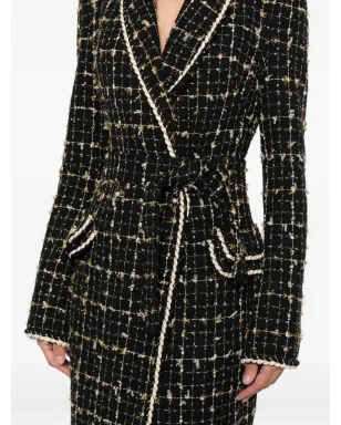 MIAU by Clara Rotescu Bohdi trimmed coat - Black - サムネイル5