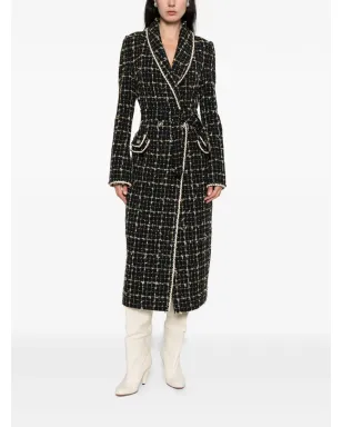 MIAU by Clara Rotescu Bohdi trimmed coat - Black - サムネイル2