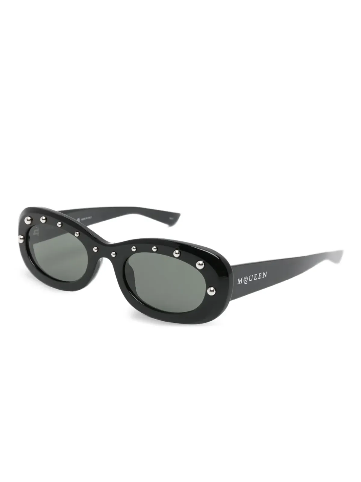 Alexander McQueen Eyewear スタッド装飾サングラス - 画像2