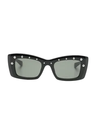 Alexander McQueen Eyewear スタッズ付き長方形フレーム サングラス - サムネイル1