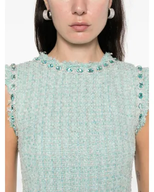 MIAU by Clara Rotescu Azucena embellished-collar midi dress - サムネイル5