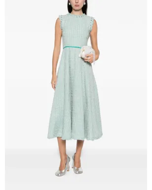 MIAU by Clara Rotescu Azucena embellished-collar midi dress - サムネイル2