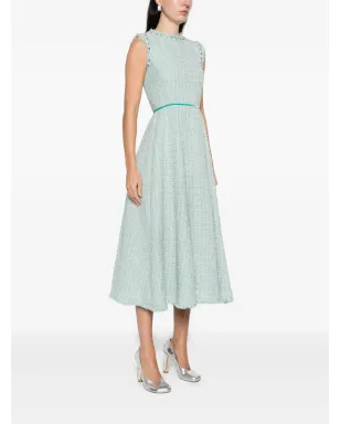 MIAU by Clara Rotescu Azucena embellished-collar midi dress - サムネイル3