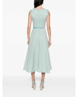 MIAU by Clara Rotescu Azucena embellished-collar midi dress - サムネイル4