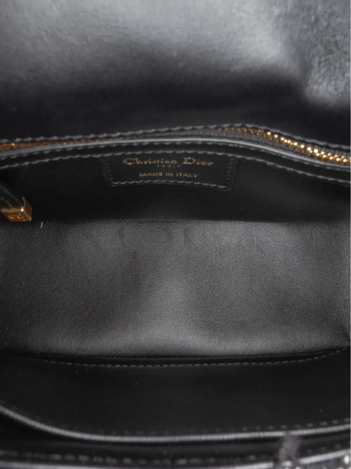 Christian Dior ビンテージ 2023年 スモール ツイード・マクロカナージュ カロ バッグ クロスボディバッグ - ブラック - 画像4