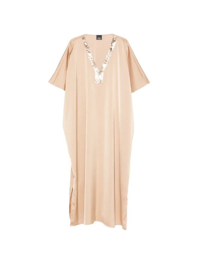 Marina Rinaldi Marina Rinaldi スパンコールVネックドレスの商品画像