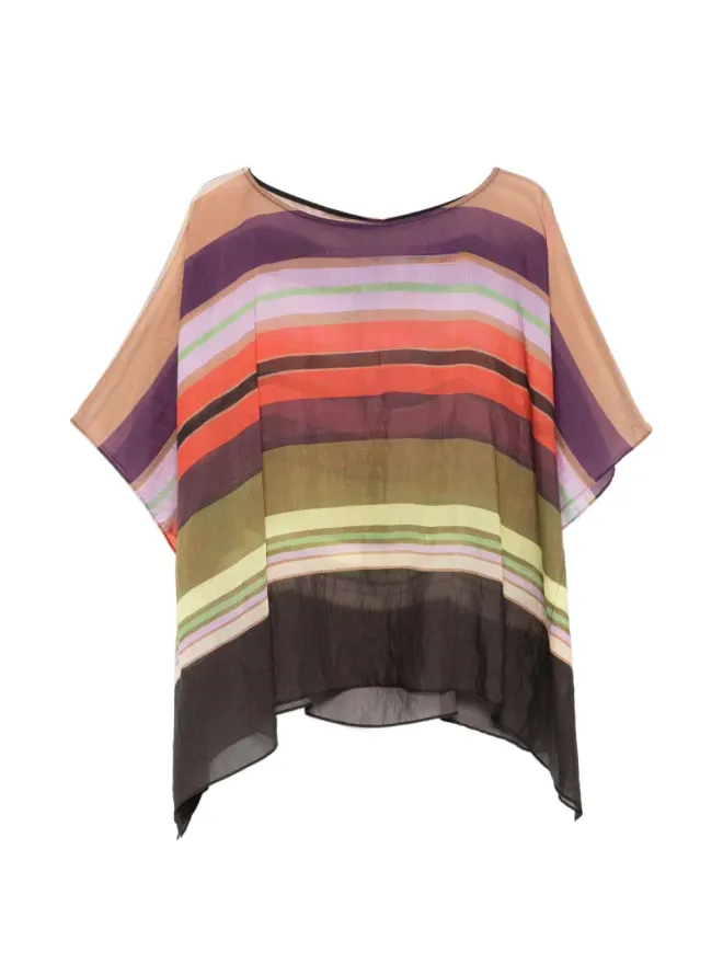 Marina Rinaldi Marina Rinaldi Pmragapeストライプトップの商品画像