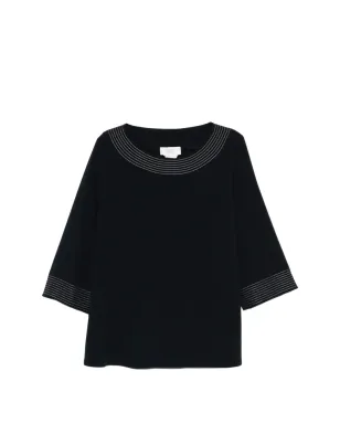 Marina Rinaldi Mrnruta ステッチ入りブラウス - サムネイル1